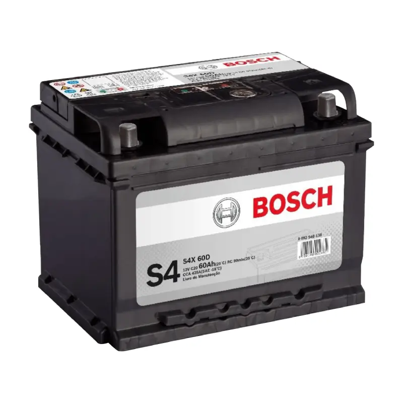 BATERIA BOSCH – S4X 60D – Atakarejo Das Baterias